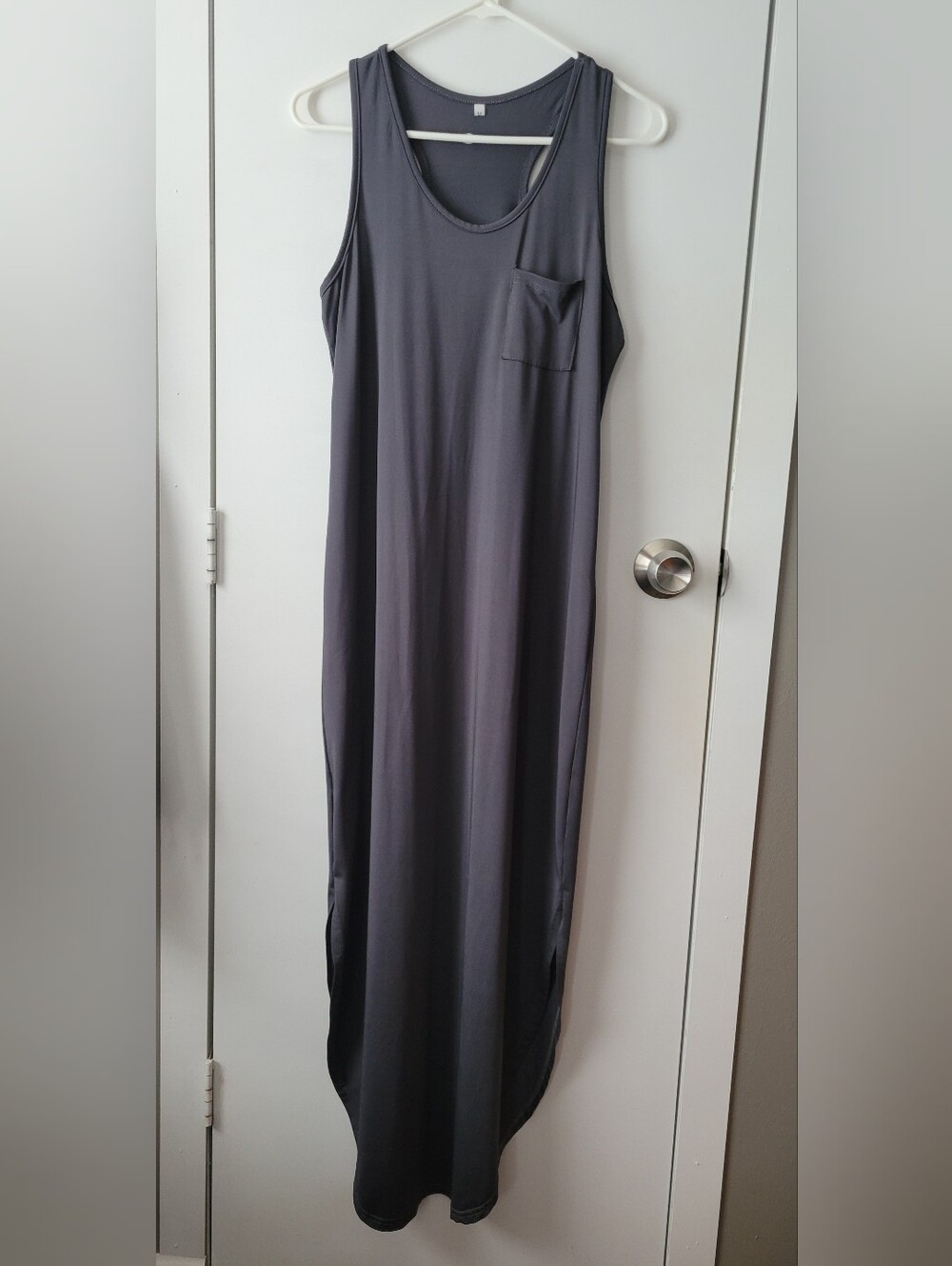Dark Gray Tank Maxi Dress